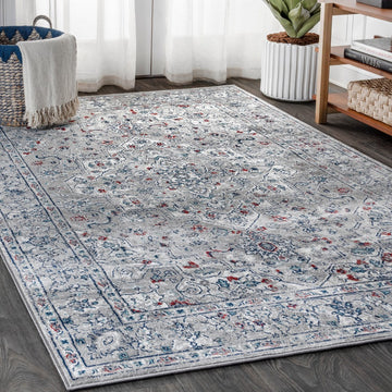 Sierra modern Persian Vintage Medallion Area Rug